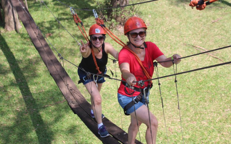 Circuito Vertical 7 Quedas (Arvorismo, Tirolesa e Rapel)